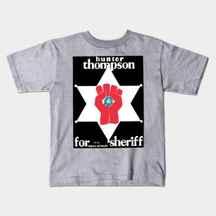 Thompson for Sheriff Kids T-Shirt